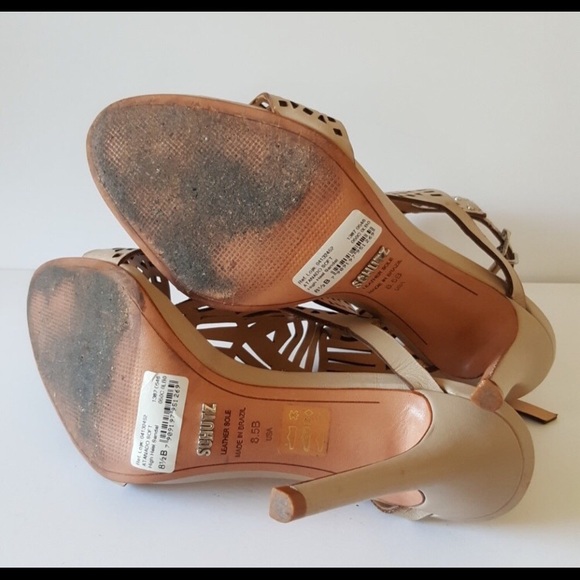 Schutz Sandalia Salto Alto Atanado - Picture 6 of 7